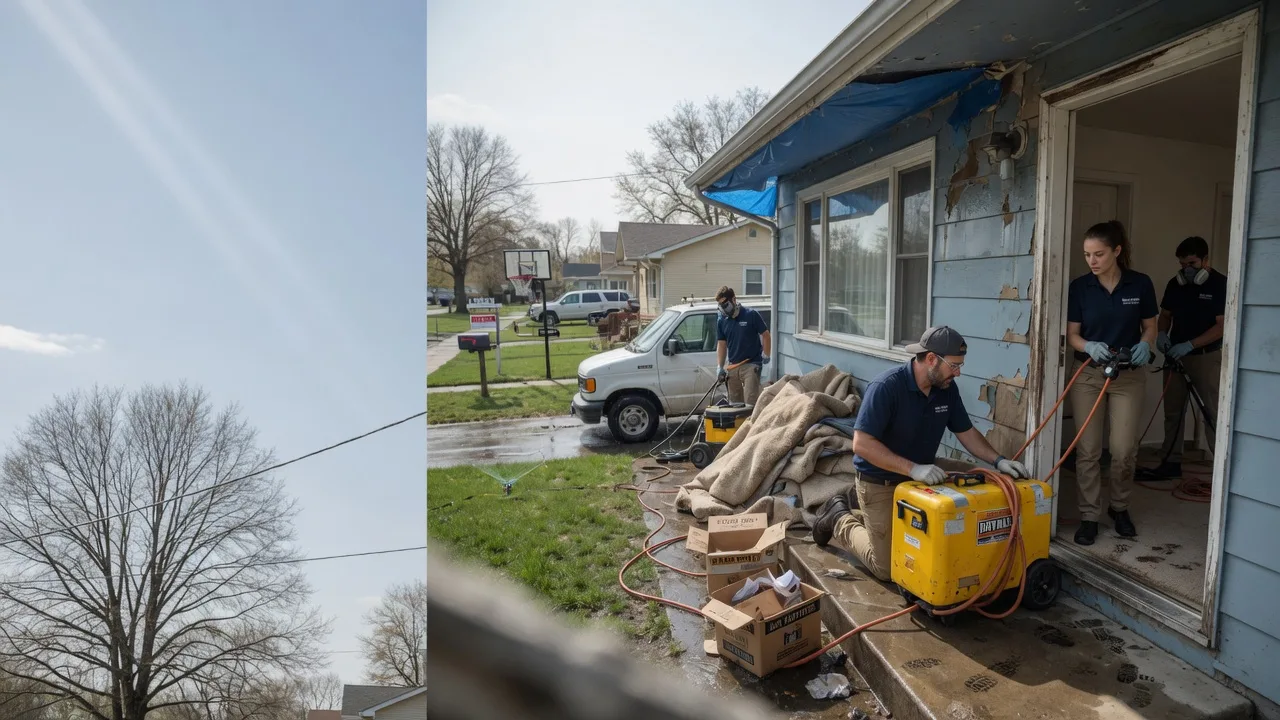 Basement Flood Cleanup in Elvaston, IL near me